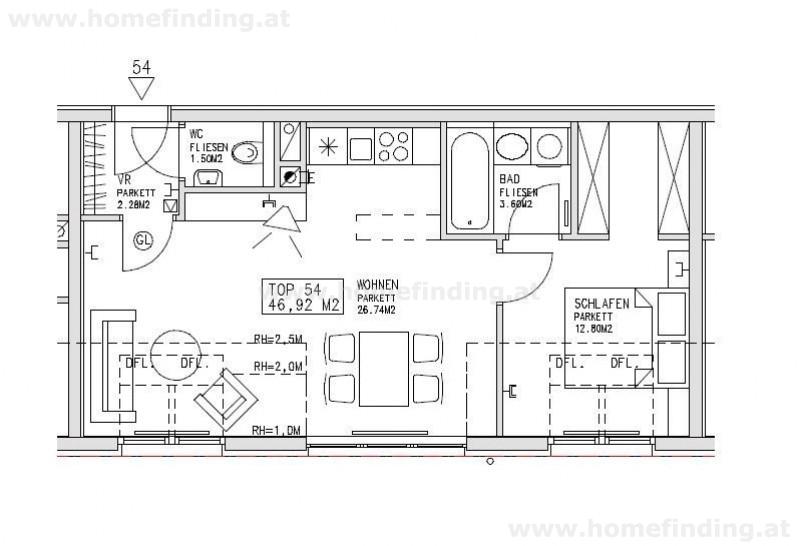 gbild -- Siebenbrunnengasse: 2-Zimmer-DG-Wohnung /  / 1050 Wien / Bild 9