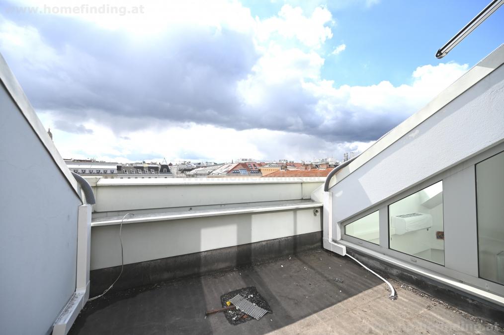 roof apartment in an old Viennese building