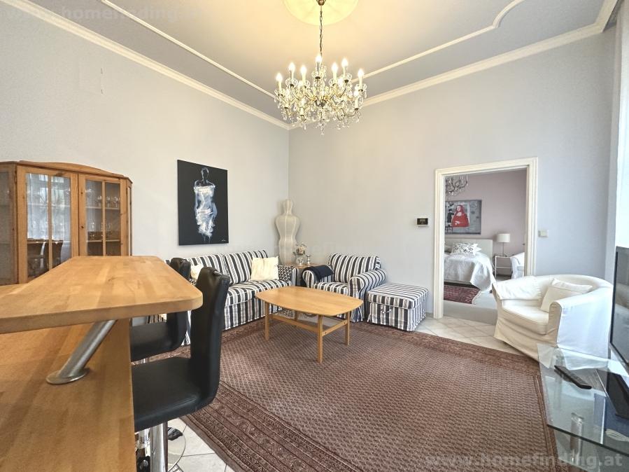 furnished 2 room apartment with terrace
