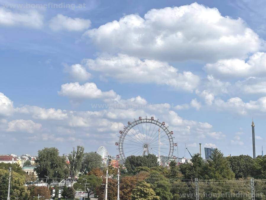 Praterstraße: modern 2 rooms with terrace