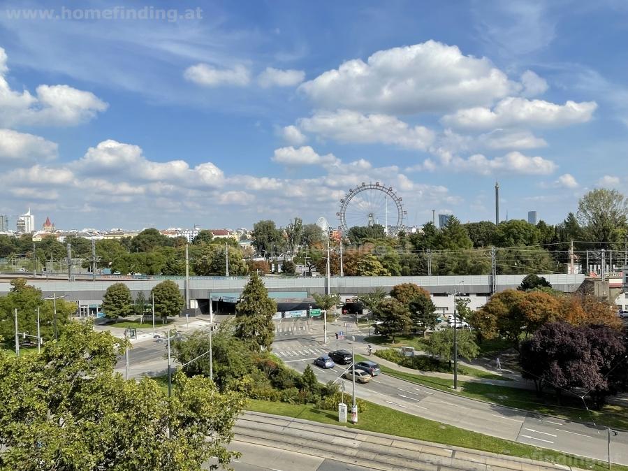 2-Zimmer-Terrassenwohnung mit schönem Blick I Praternähe - befristet