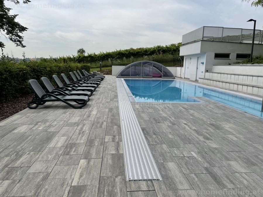Terrassenwohnung mit Eigengarten, outdoor pool, indoor pool, wellness - unbefristet