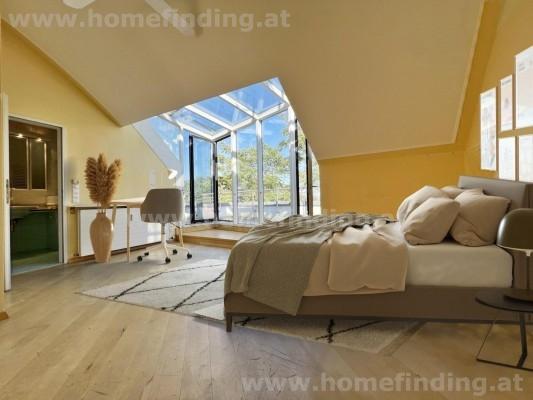 penthouse with terrace in green but central location