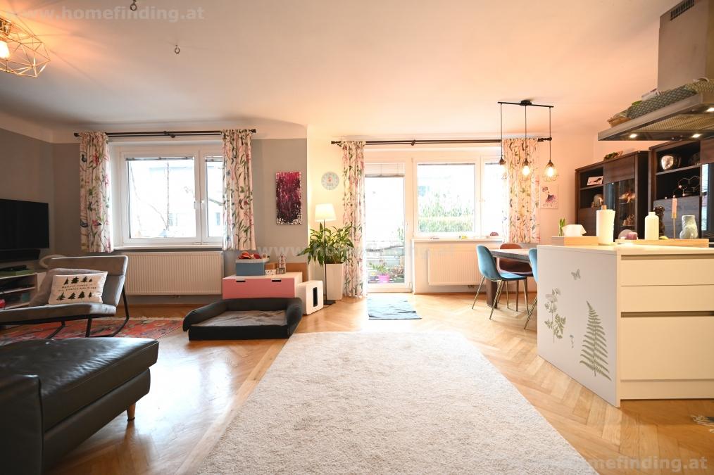 nahe Waldbad Penzing: schöne 4-Zimmerwohnung mit Balkon in ruhiger Anlage