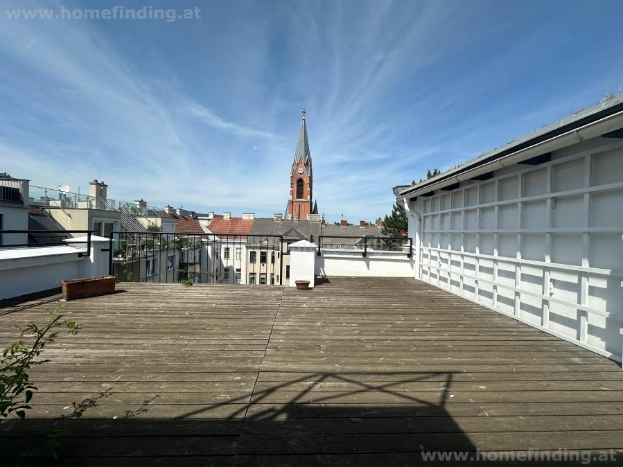 nahe Bischof Faber Platz I 2 große Terrassen, 4 Zimmer, DG-Wohnung