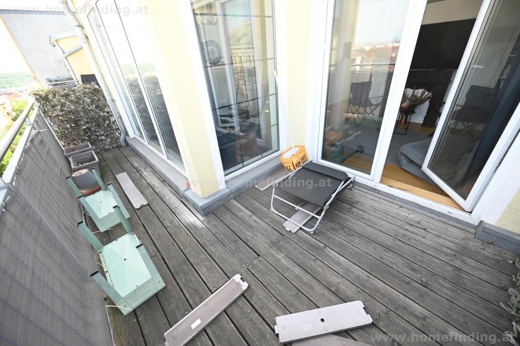 moderne Terrassenwohnung - 3 Zimmer - nahe Meiselmarkt