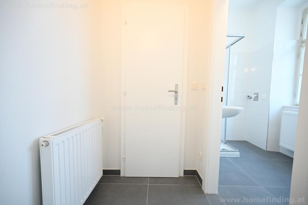 Erstbezug beim Spittelberg: sanierte Altbauwohnung (ohne Küche)