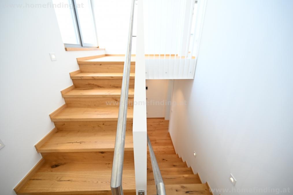 Erstbezug: Moderne Luxus-Doppelhaushälfte mit Garten & Klimaanlage I gute Anbindung an VIS/Donauzentrum bzwLobau