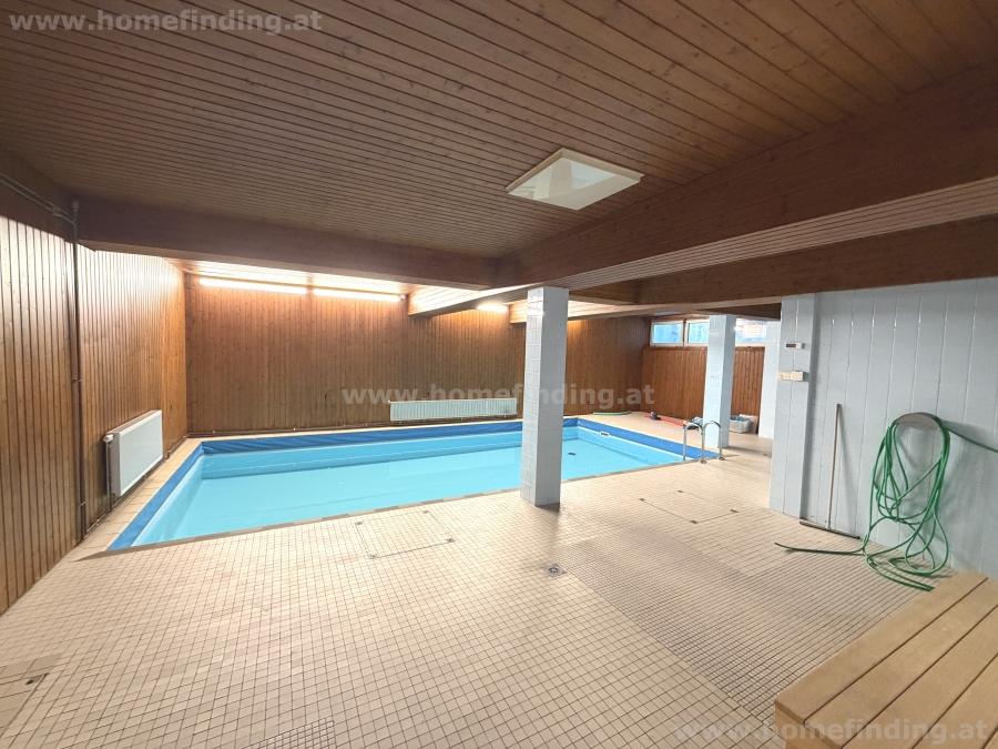 schöne Terrassenwohnung mit Indoor-Pool + Garage