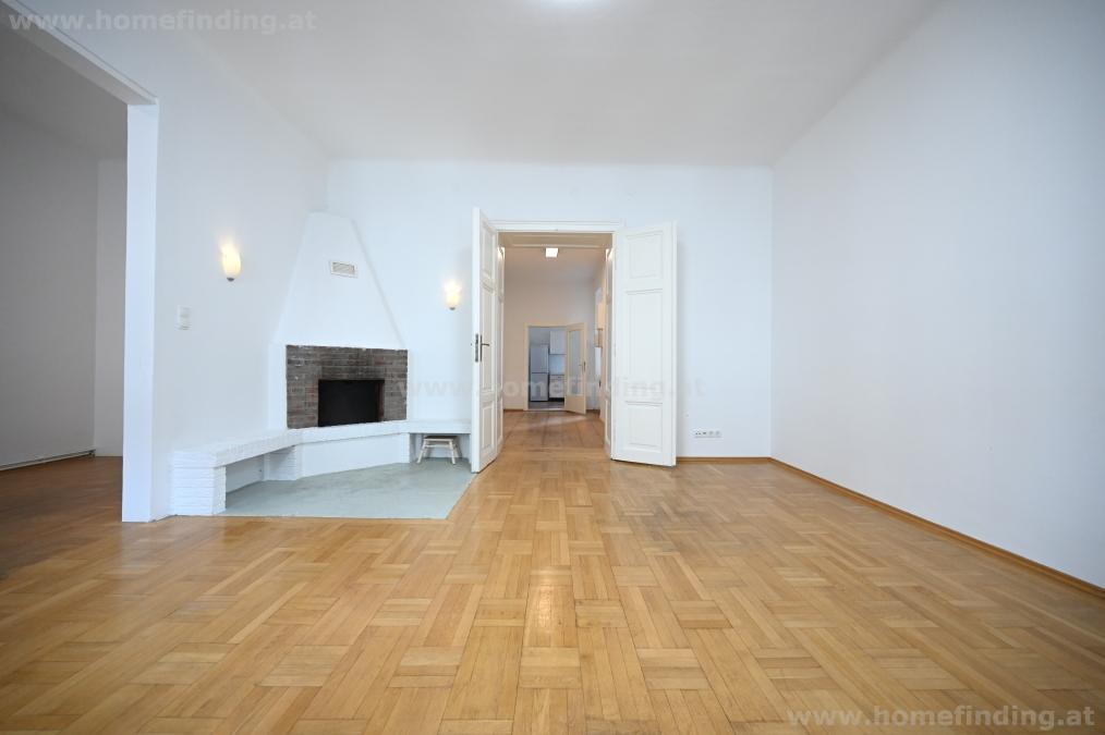 Wohnen beim Alois Drasche Park: 3-Zimmer-Altbauwohnung - befristet
