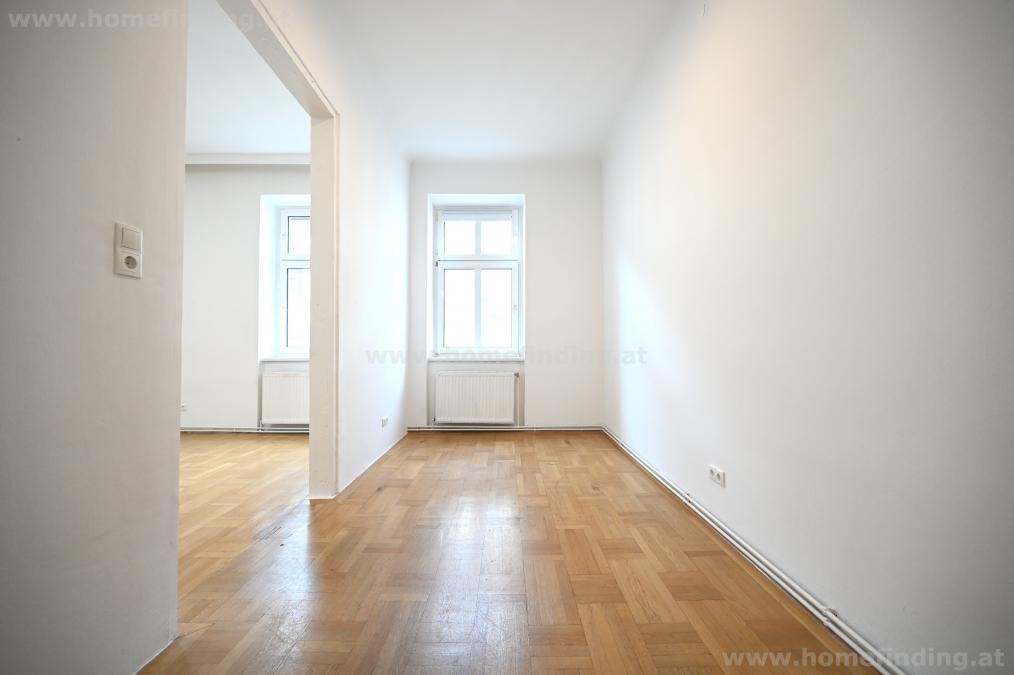 Wohnen beim Alois Drasche Park: 3-Zimmer-Altbauwohnung - befristet