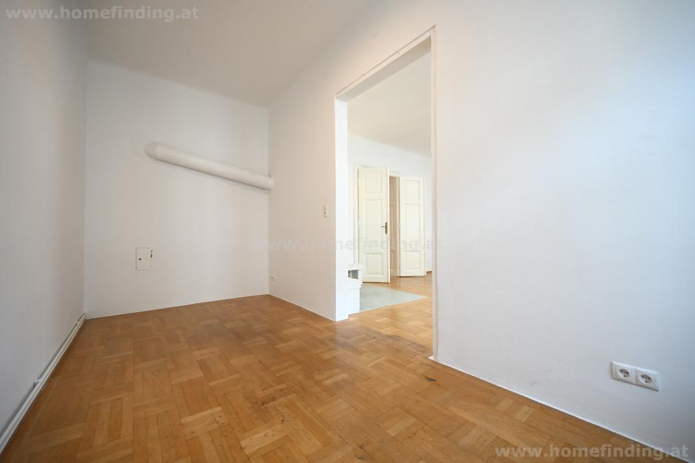 Wohnen beim Alois Drasche Park: 3-Zimmer-Altbauwohnung - befristet