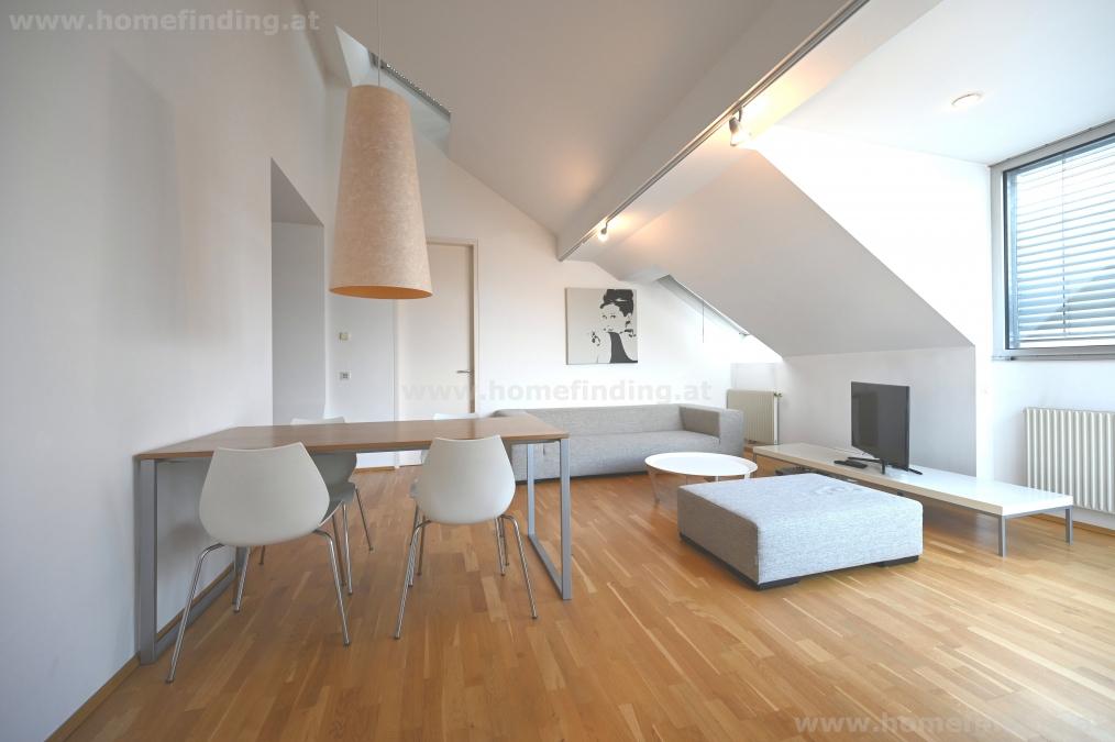 fully furnished I möblierte Dachgeschoßwohnung bei der TU
