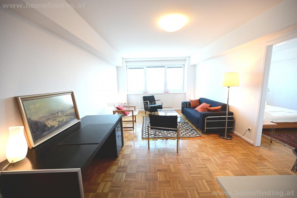 Praterstraße: fully furnished 2 rooms with loggia