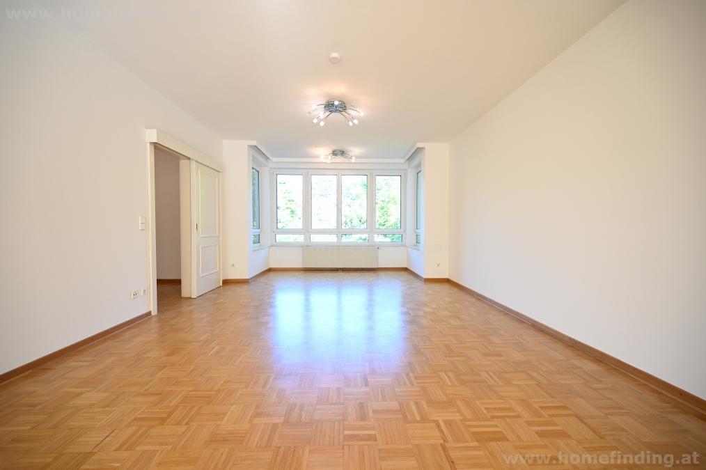 beim Streckerpark: 4 Zimmer, 2 Bäder, Balkon, Garage möglich