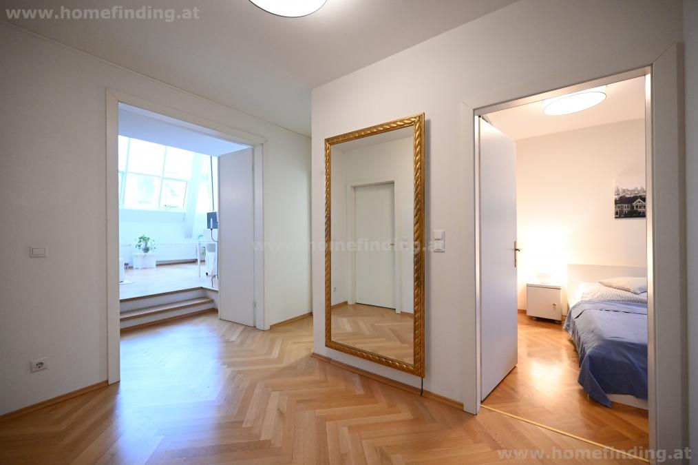 möblierte Terrassen-Wohnung nahe Karlskirche I unbefristet