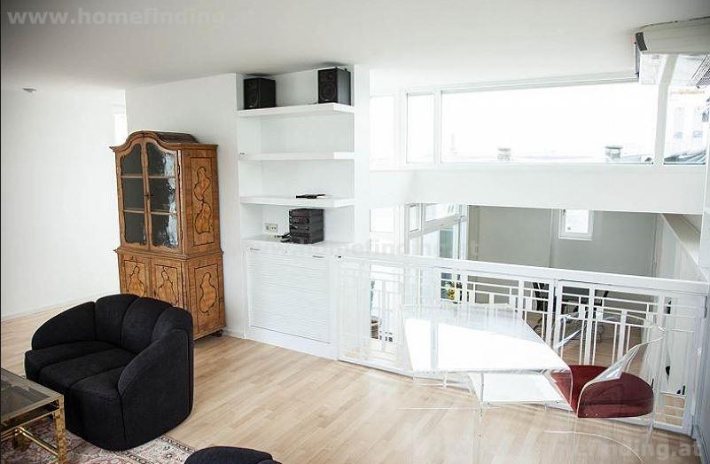 furnished penthouse with terrace in a Stadtpalais