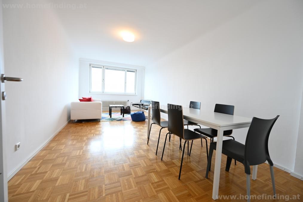close to Praterstraße: modern 3 rooms with loggia with great view