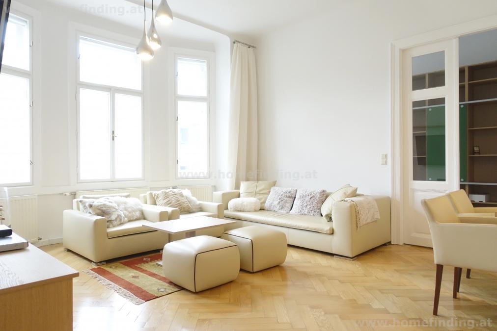 fully furnished 3-room-apartment with balcony