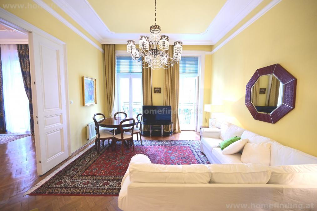 expat flat / nahe Naschmarkt: möblierte 3 Zimmer/ Balkon