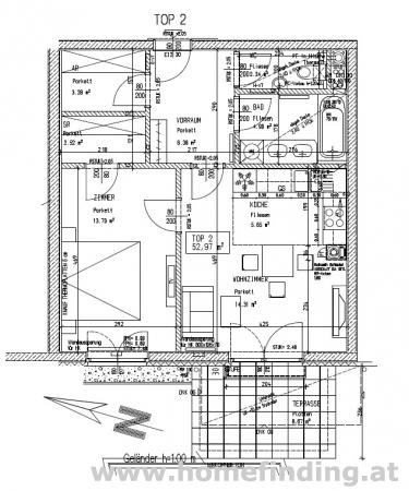 Terrassen-Neubauwohnung - 2 Zimmer: befristet
