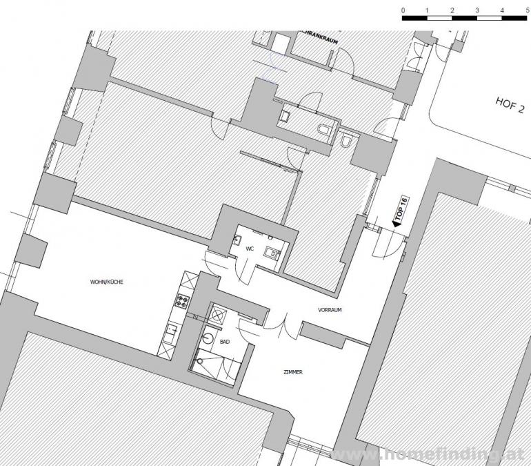 mitten im Zentrum: 2-Zimmer-Altbauwohnung - unbefristet
